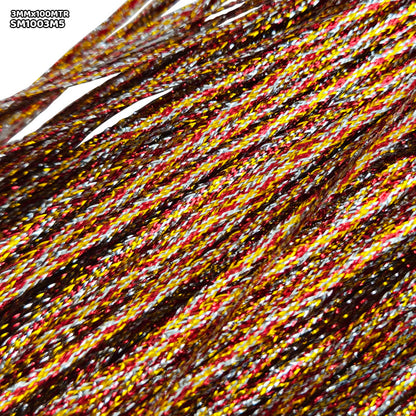 Gift To Love | Shimmer Metallic Cord Thread | Color : Multi | Size : 3 Mm X 100 Mtr | Code : SM1003M5