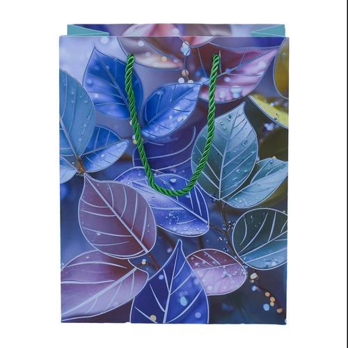 Gift To Love | Paper Bag Printed Leaf Medium A4 Size 26X32X10CM | Code : SM7121M-1