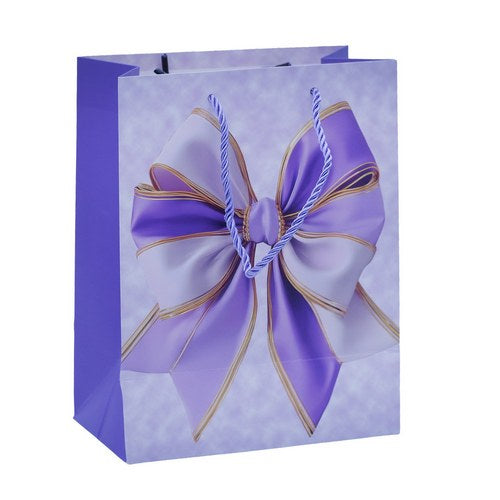Gift To Love | Paper Bag Printed Bow Small A5 Size 18X10X23CM | Code : SM9129S-1
