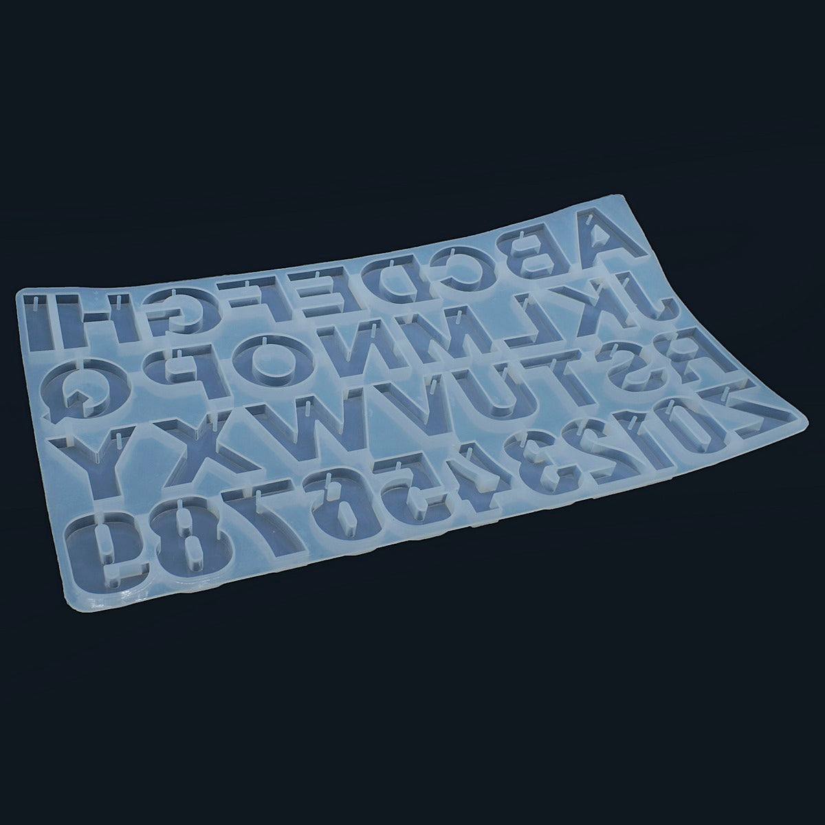 Gift To Love | Silicone Mould A To Z And 0 To 9 With Hole | Code : SMABCDWH