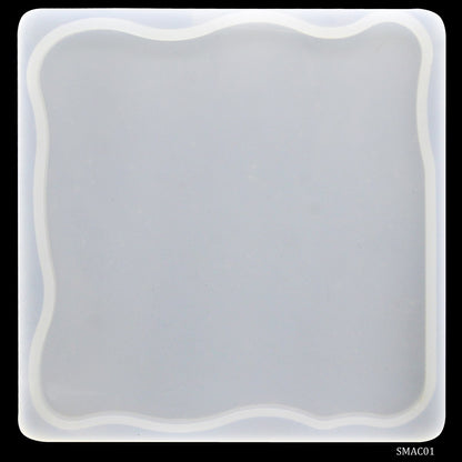 Gift To Love | Silicone Mould Agate Coaster Square | Code : SMAC01