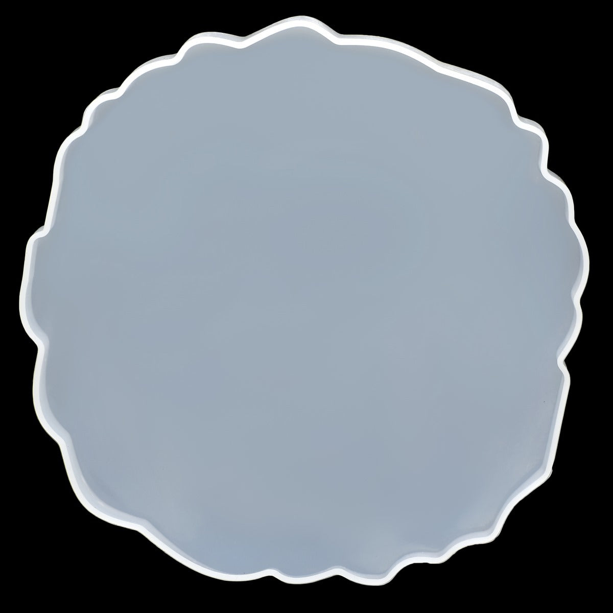 Gift To Love | Silicone Mould Agate Plate Design | Size : 6 Inch | Code : SMAP6IN