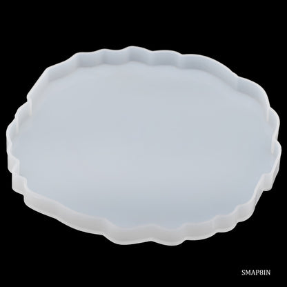 Gift To Love | Silicone Mould Agate Plate Design | Size : 8 Inch | Code : SMAP8IN