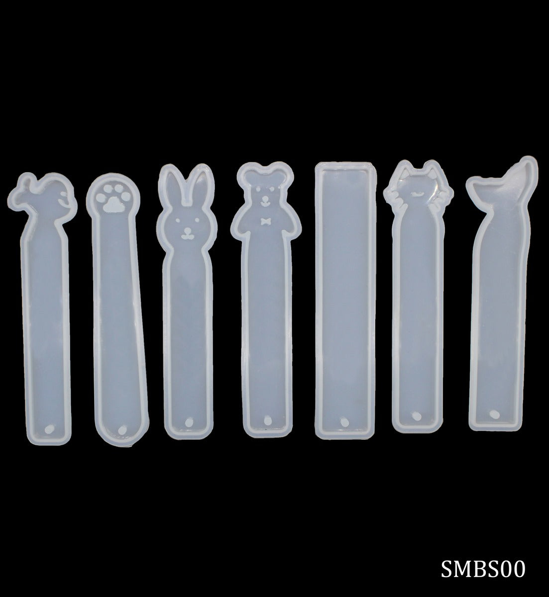 Gift To Love | Silicone Mould Bookmarks | Pcs : 7 Design 7 Pcs Set | Code : SMBS00