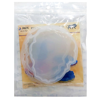Gift To Love | Silicone Mould Agate Plate Design | Pcs : 3 Pcs | Code : SMDP00