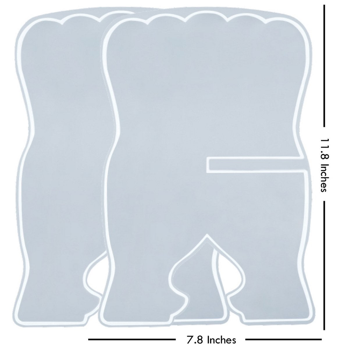 Gift To Love | Silicone Mould Folding Book Holder | Size : 11.8 Inch | Code : SMFB00