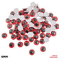 Gift To Love | Googly Eye Colored Sticker | Color : Red | Size : 6 Mm | Pcs : 185 Pcs | Code : SMGCO6R