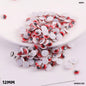 Gift To Love | Googly Eye With Eyelash | Color : Red | Size : 12 Mm | Pcs : 40 Pcs | Code : SMGEC12R
