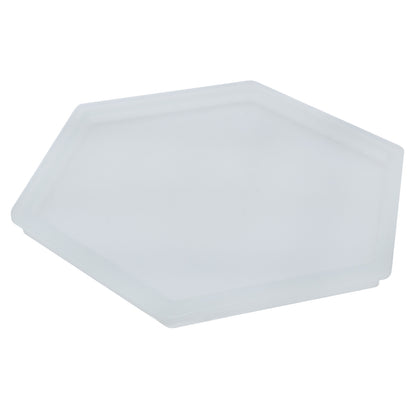 Gift To Love | Silicone Mould Hexagon Curve Coaster | Pcs : 6 Pc | Code : SMH600