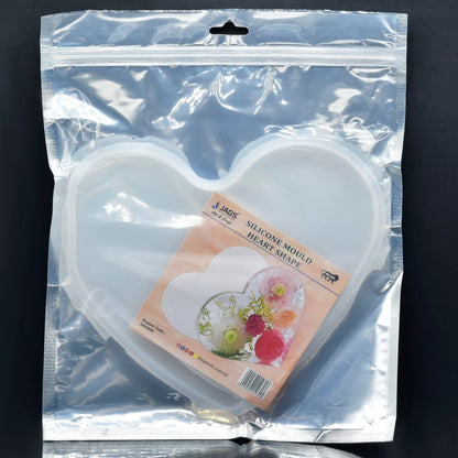 Gift To Love | Silicone Mould Heart | Size : 10 Mm Deep 8 Inch | Code : SMH800