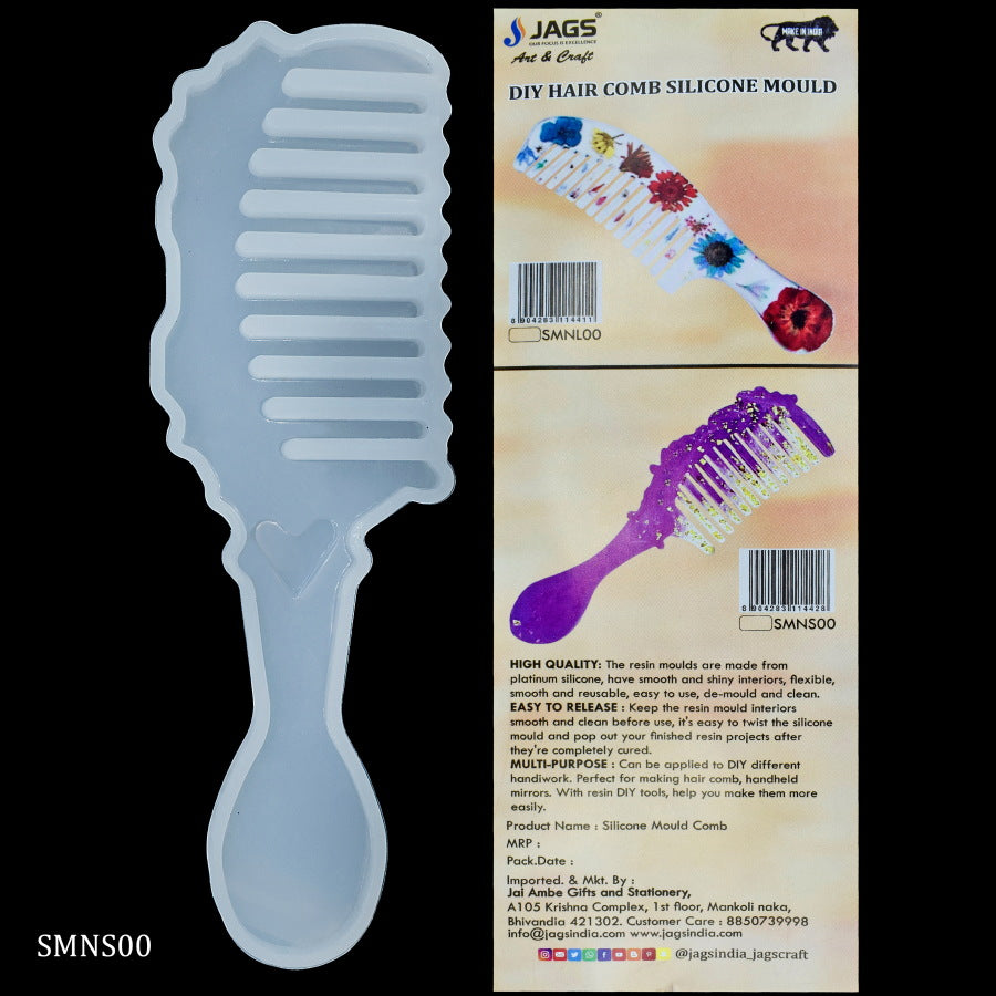 Gift To Love | Silicone Mould Shot Comb Agate | Code : SMNS00