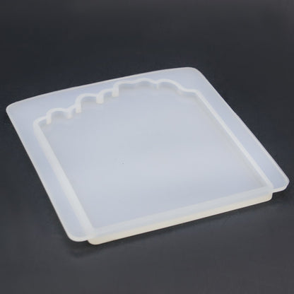 Gift To Love | Silicone Mould Agate One Coaster Square | Code : SMOA00