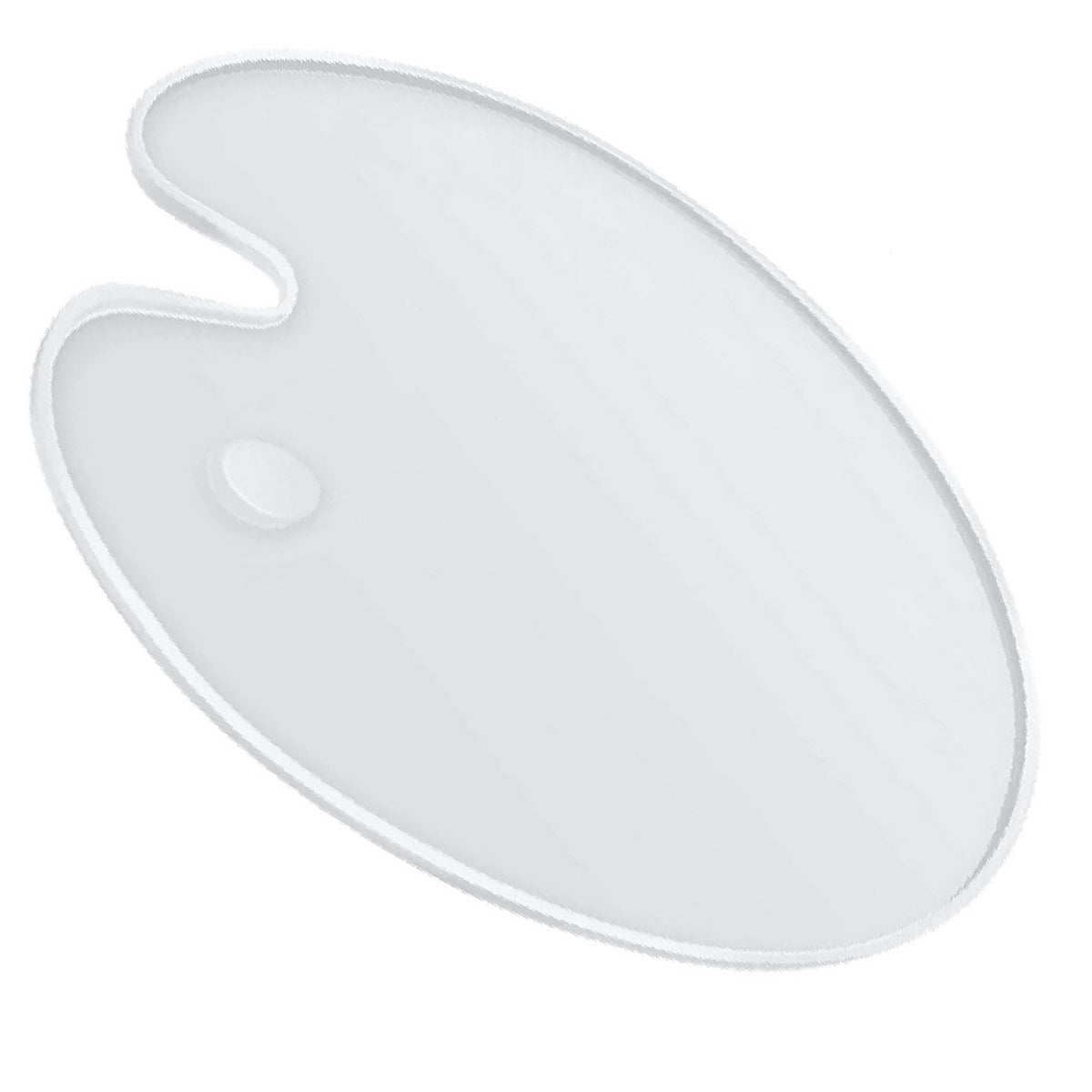 Gift To Love | Silicone Mould Painting Tray Oval | Size : Big | Code : SMPT00