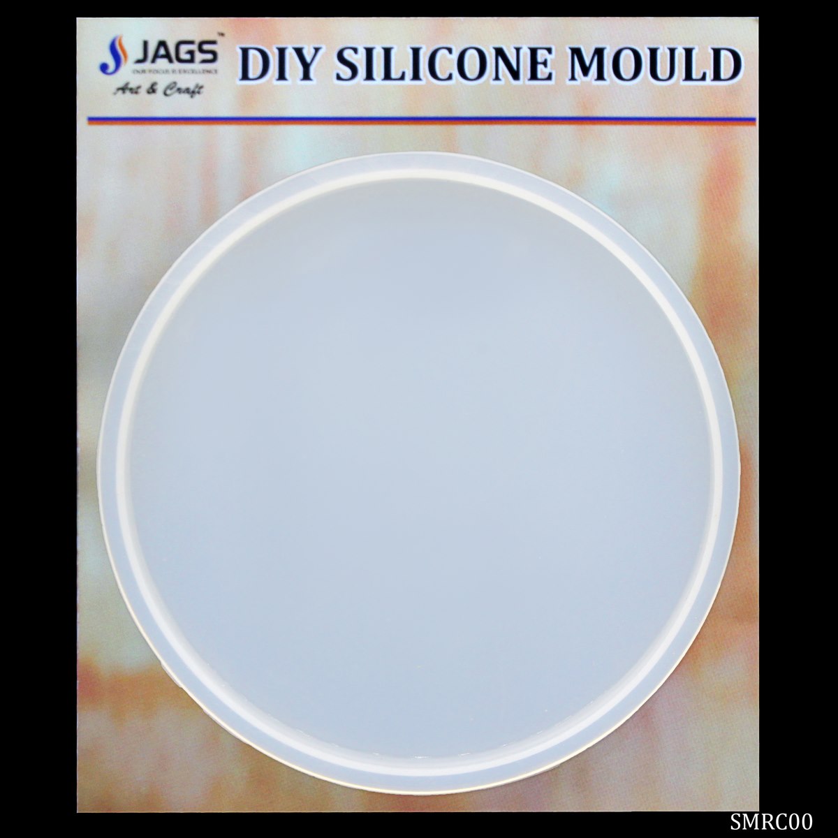 Gift To Love | Silicone Mould Round Coaster | Size : 4 Inch 6 Mm Deep | Code : SMRC00