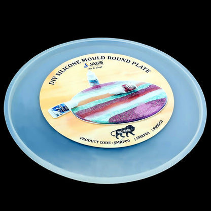 Gift To Love | Silicone Mould Round Plate | Size : 6 Inch | Code : SMRP00