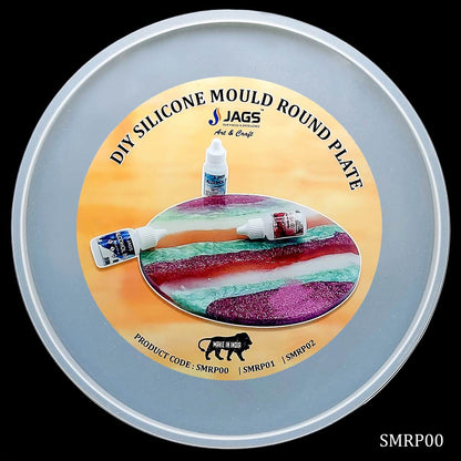 Gift To Love | Silicone Mould Round Plate | Size : 6 Inch | Code : SMRP00