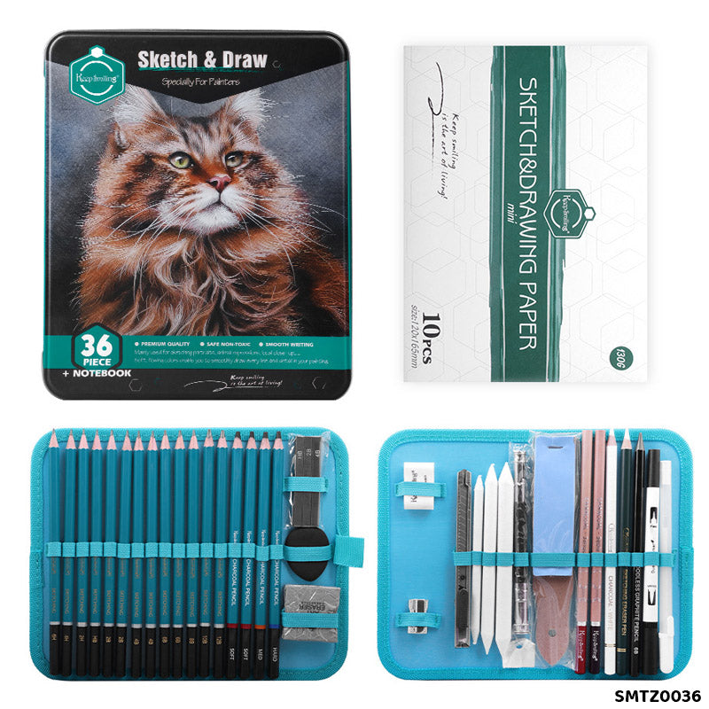 Gift To Love | Sketch Drawing Art Set Metal Box | Code : SMTZ0036
