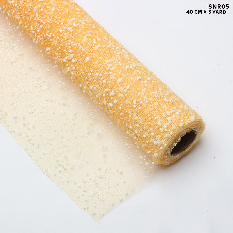 Gift To Love | Snow Roll | Color : Light Orange | Size : 40 Cm X 5 Yard | Code : SNR05