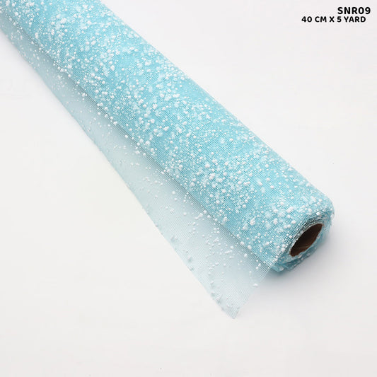 Gift To Love | Snow Roll | Color : Sea Green | Size : 40 Cm X 5 Yard | Code : SNR09