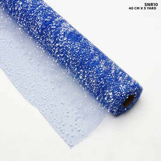 Gift To Love | Snow Roll | Color : Dark Blue | Size : 40 Cm X 5 Yard | Code : SNR10