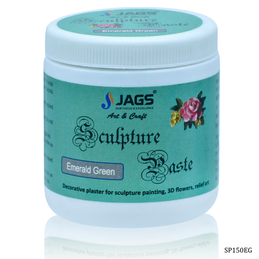 Gift To Love | Sculpture Paste | Color : Emerald Green | Size : 150 Gm | Code : SP150EG