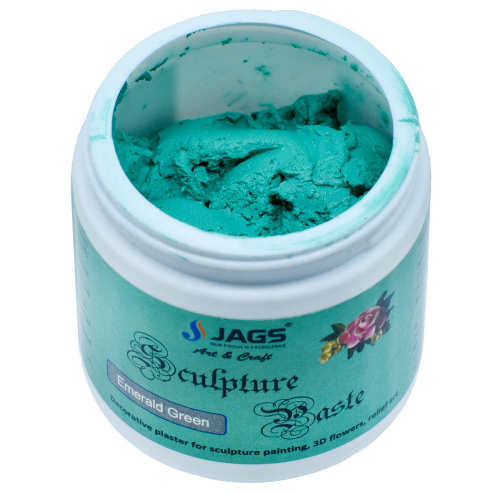 Gift To Love | Sculpture Paste | Color : Emerald Green | Size : 150 Gm | Code : SP150EG