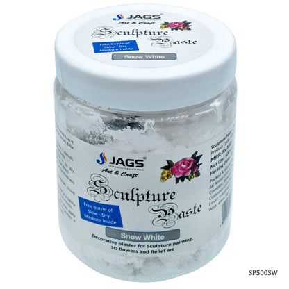 Gift To Love | Sculpture Paste | Color : Snow White | Size : 500 Gsm | Code : SP500SW