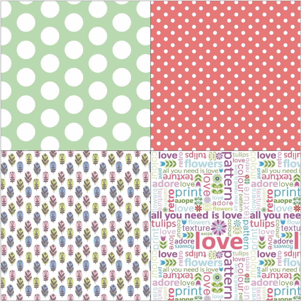Gift To Love | Paper Spring | Size : 12X12 | Pcs : 36 Sheets | Code : SPG12X36