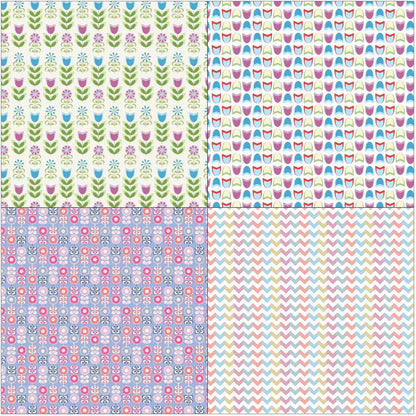 Gift To Love | Paper Spring | Size : 12X12 | Pcs : 36 Sheets | Code : SPG12X36