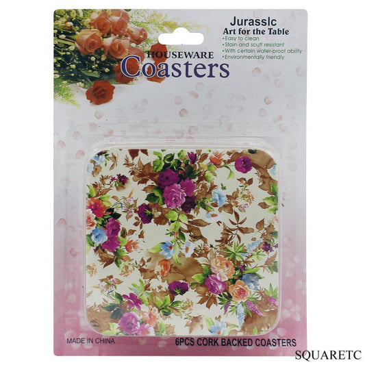 Gift To Love | Tea Coaster Square | Pcs : 6 Pcs Set | Code : SQUARETC