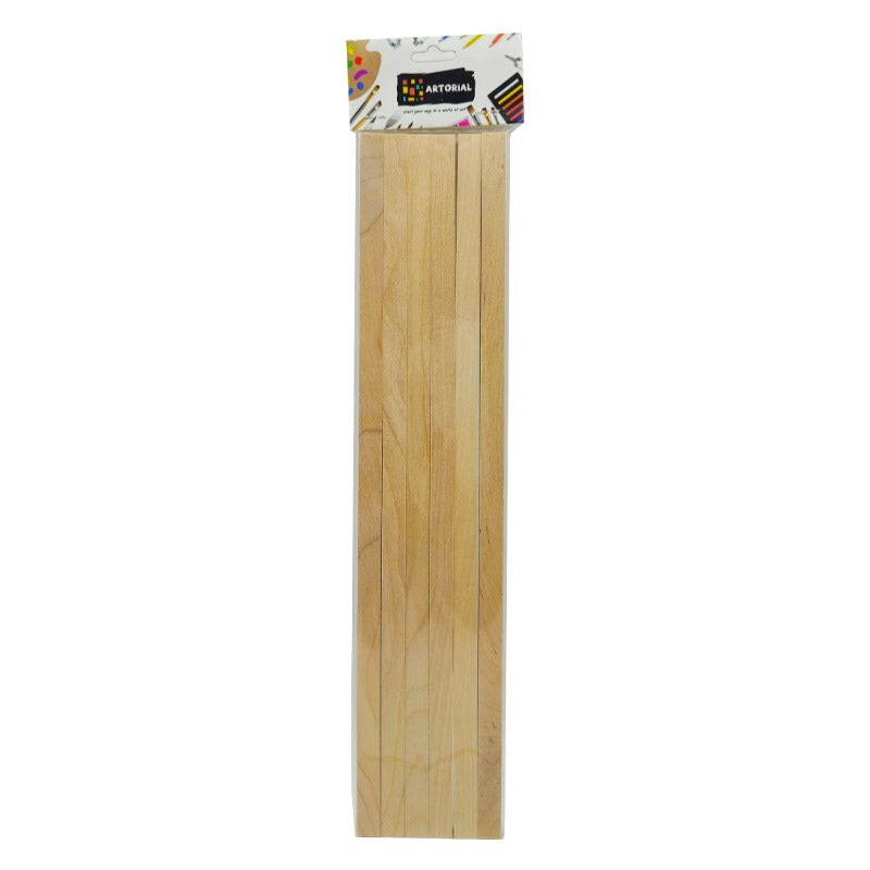 Wooden Stick Square 30 cm X 10 mm (6 Stick in 1 Packet)