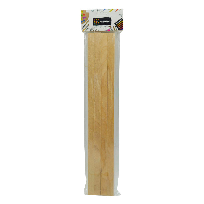 Wooden Stick Square 30 cm X 12 mm (4 Stick in 1 Packet)