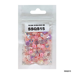 Gift To Love | Sequins | Color : Multi | Pcs : 10 Gm | Code : SSQS15