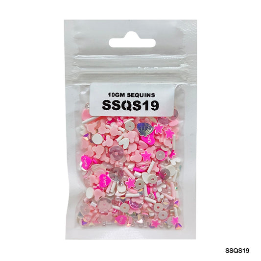 Gift To Love | Sequins | Color : Multi | Pcs : 10 Gm | Code : SSQS19