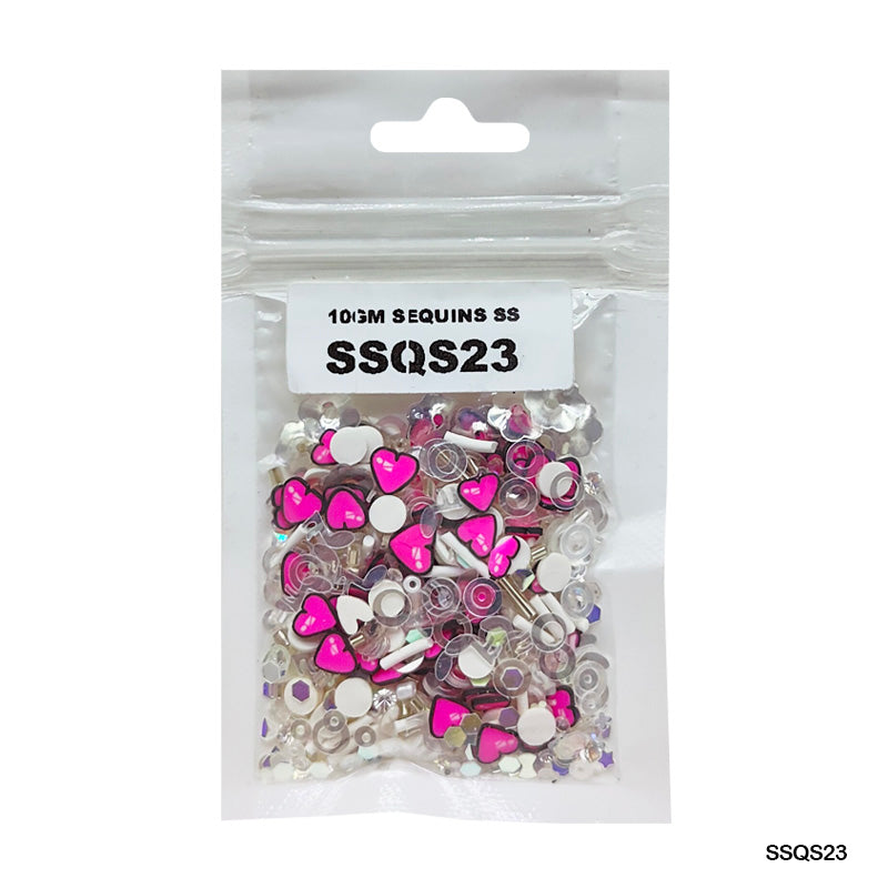 Gift To Love | Sequins | Color : Multi | Pcs : 10 Gm | Code : SSQS23
