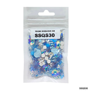 Gift To Love | Sequins | Color : Multi | Pcs : 10 Gm | Code : SSQS30