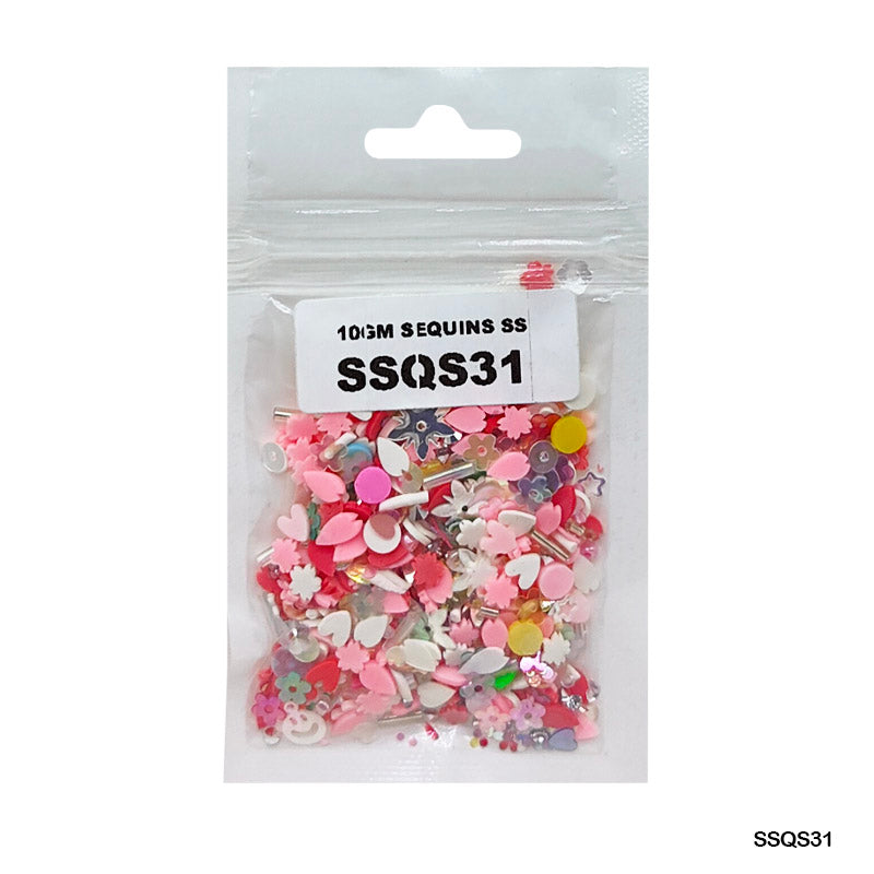 Gift To Love | Sequins Ss | Color : Multi | Pcs : 10 Gm | Code : SSQS31