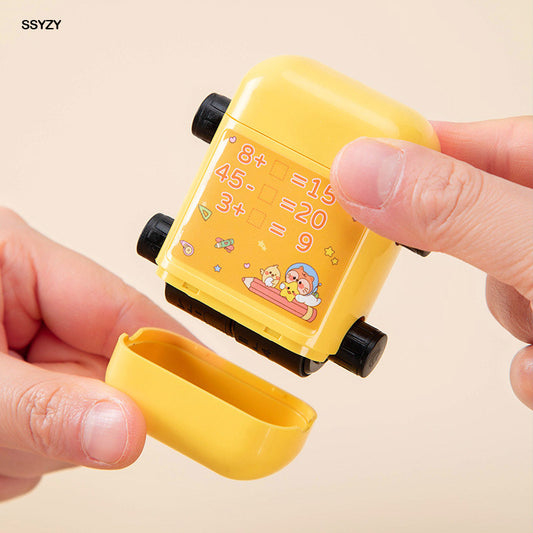 Gift To Love | Fill In The Blank Arithmetic Seal Stamp | Color : Yellow | Code : SSYZY