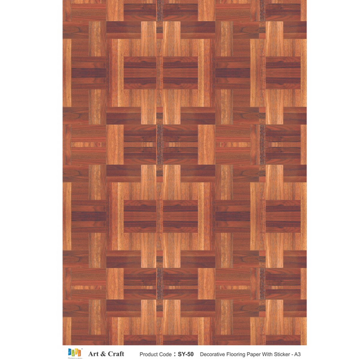 Gift To Love | Decorative Flooring Paper With Sticker | Size : A3 | Code : SY-50