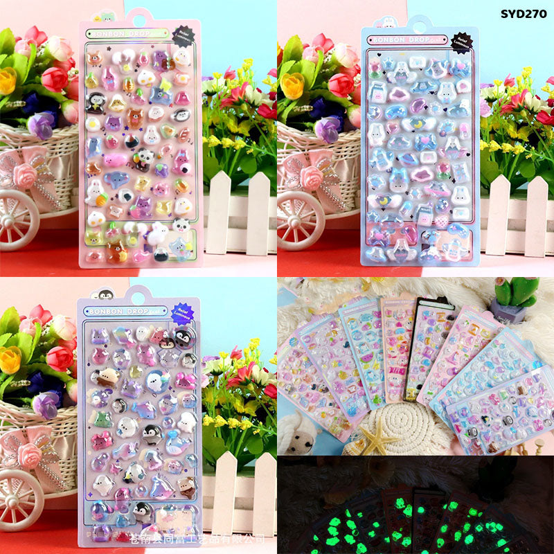 Gift To Love | Cute 3D Bonnon Drop Sticker | Code : SYD270