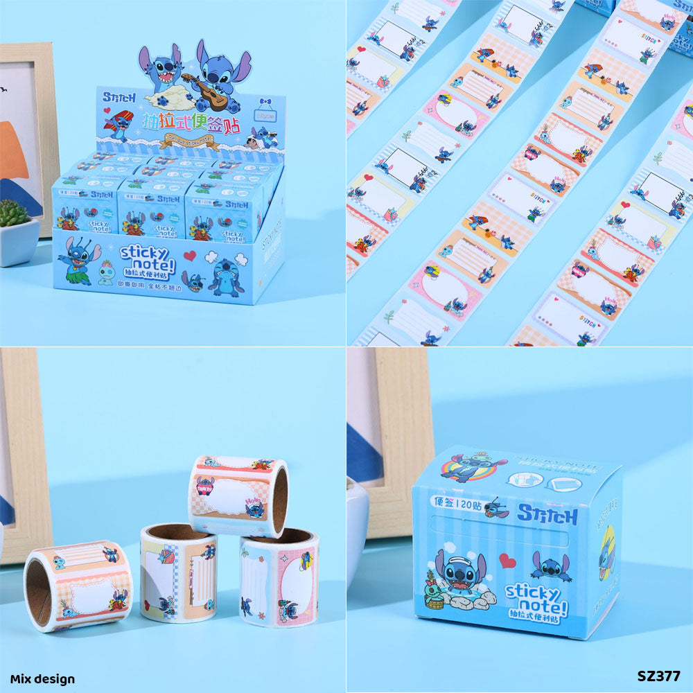Gift To Love | Cute Sticky Note Roll | Pcs : 120 Pc | Code : SZ377