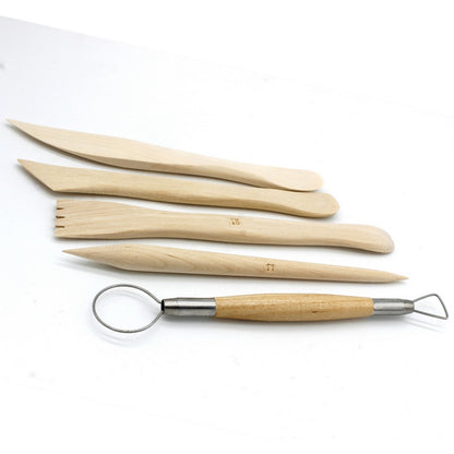 Gift To Love | Craft Art Tools Wooden | Pcs : Set Of 5 Pcs | Code : T-1022