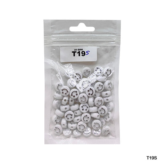 Gift To Love | Bracelet Beads Plastic | Pcs : 20 Gm | Code : T19S