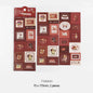 Gift To Love | Vintage Stamp Border Deco Sticker | Pcs : 2 Sheets | Code : T5890G
