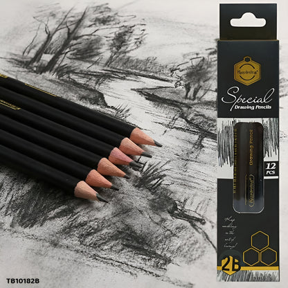 Gift To Love | 2B Special Drawing Pencil | Pcs : 12 Pcs | Code : TB10182B