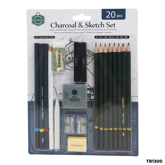 Gift To Love | 20PC Charcoal And Sketch SET | Code : TB1300