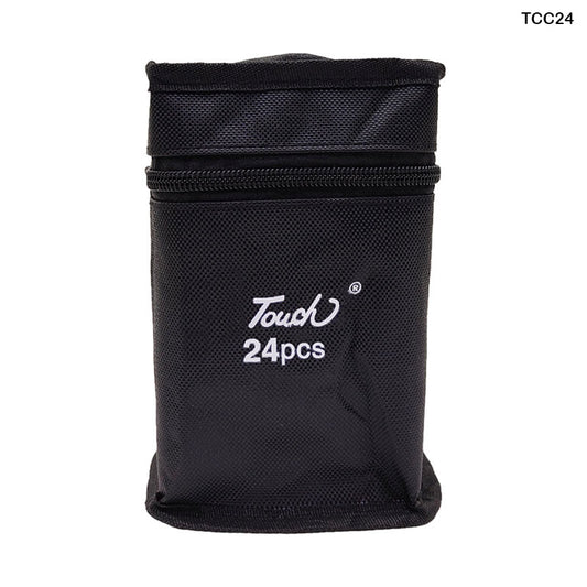 Gift To Love | Touch Marker | Color : Black | Pcs : 24 Pcs Pouch | Code : TCC24