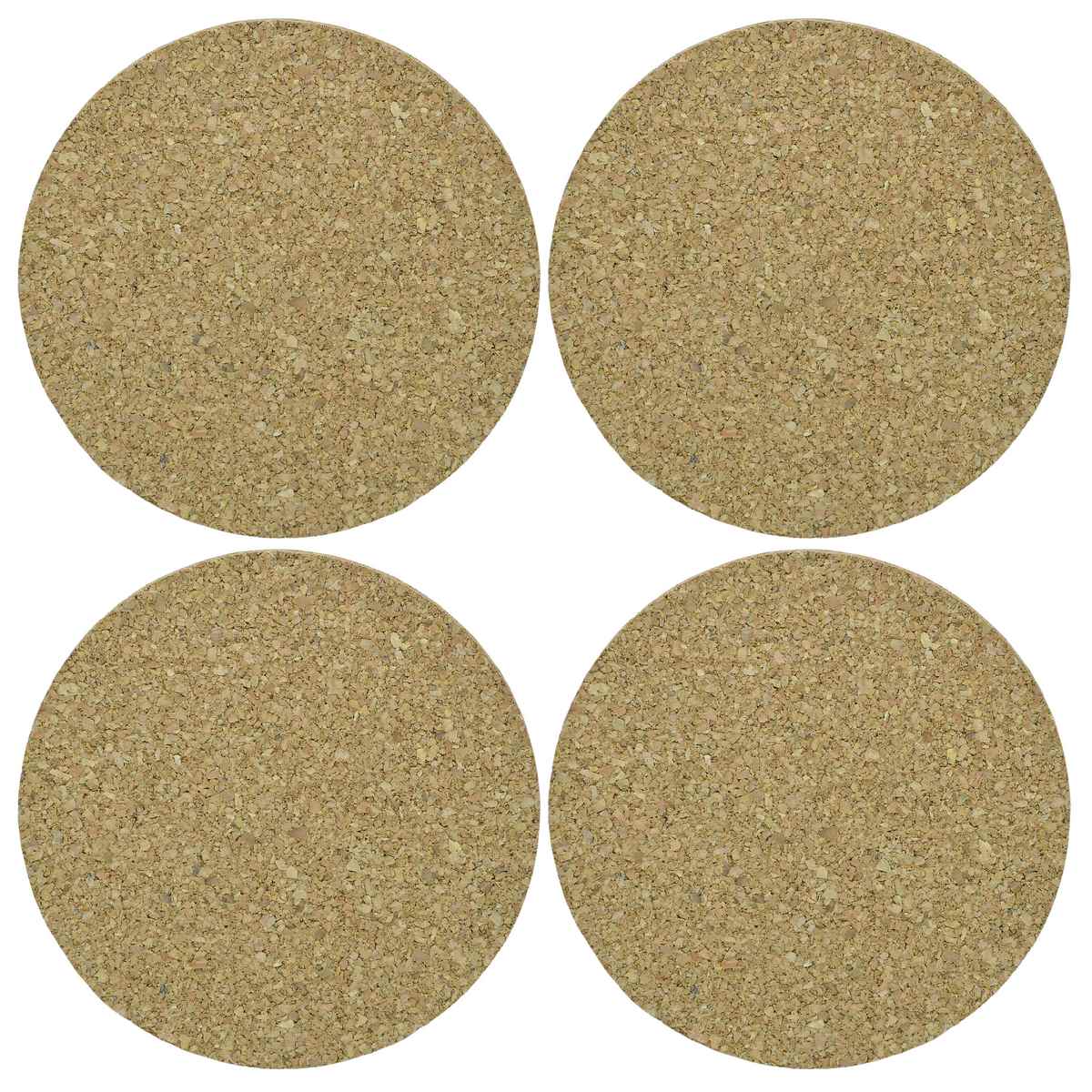 Gift To Love | Tea Coaster Cork Round With Stand | Pcs : 4 Pcs Set | Code : TCC400