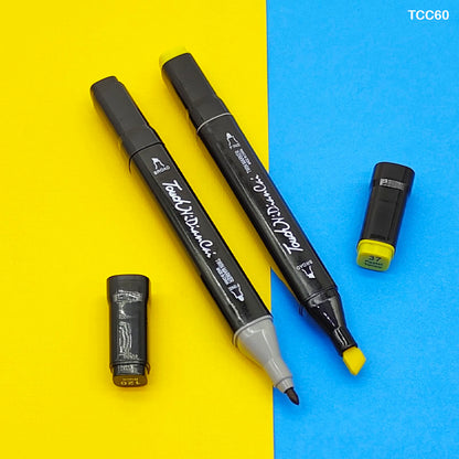 Gift To Love | Touch Marker | Color : Black | Pcs : 60 Pcs | Code : TCC60