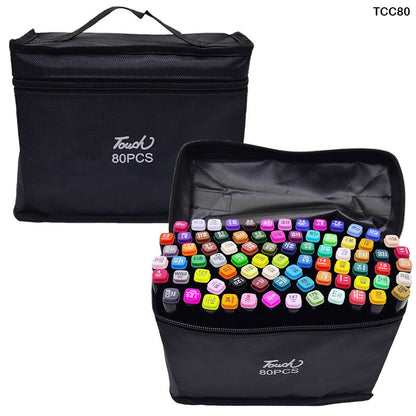 Gift To Love | Touch Marker | Color : Black | Pcs : 80 Pcs | Code : TCC80